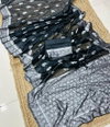 SF 621 Blck Silver Soft Weaving Designer Sarees Wholesale Market In Surat